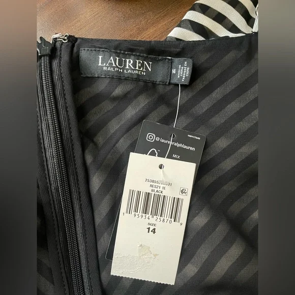 Lauren Ralph Lauren Georgette Cocktail Dress - Picture 3 of 5